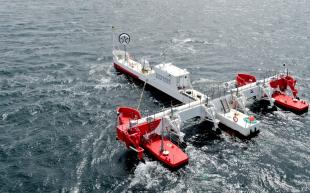 Sustainable Marine Floating Offshore Energy Platform at sea